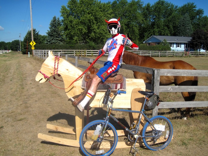 RAGBRAI rocking horse