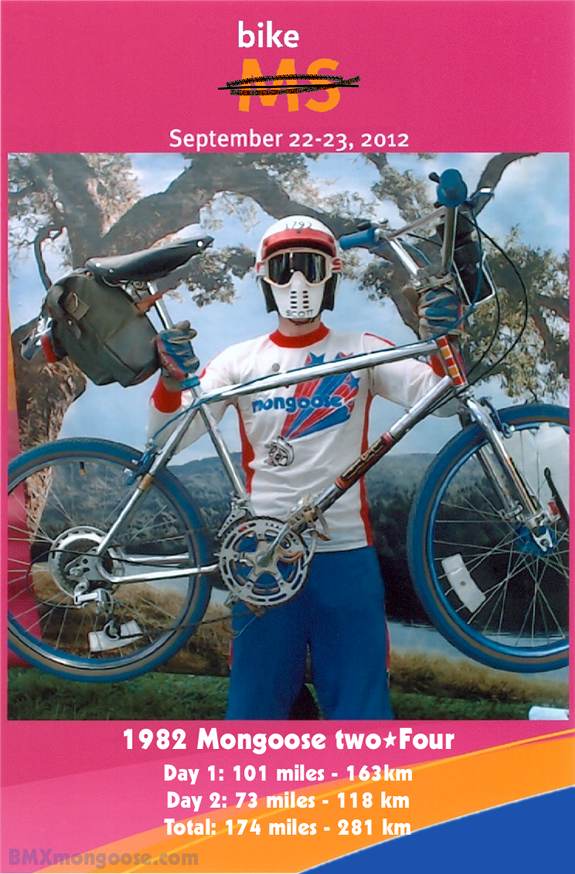 Mongoose two-four BMX - Karate Kid Bike