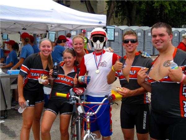 RAGBRAI XXXIX 2011 TEAM HALF ASS! BMX Mongoose