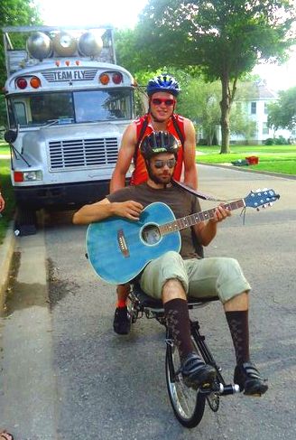 TEAM FLY RAGBRAI Guitar Bike